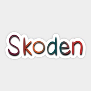 Skoden Sticker